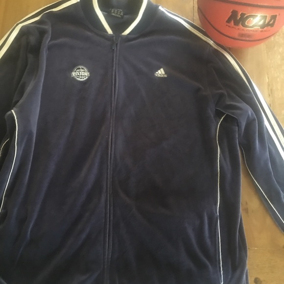 leather adidas sweat suit